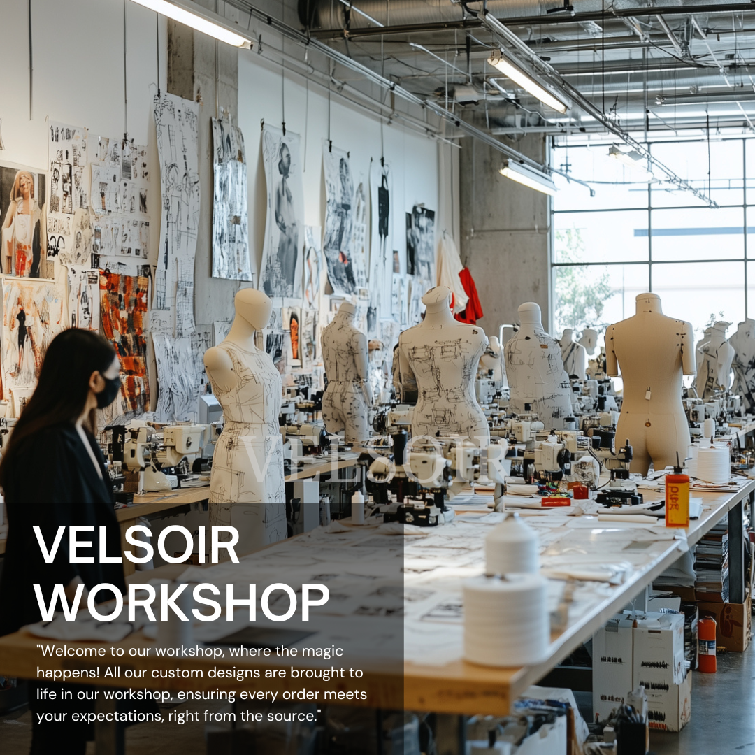 Velsoir Deep Midnight Blue Double-Breasted Velvet Tuxedo Suit For Men