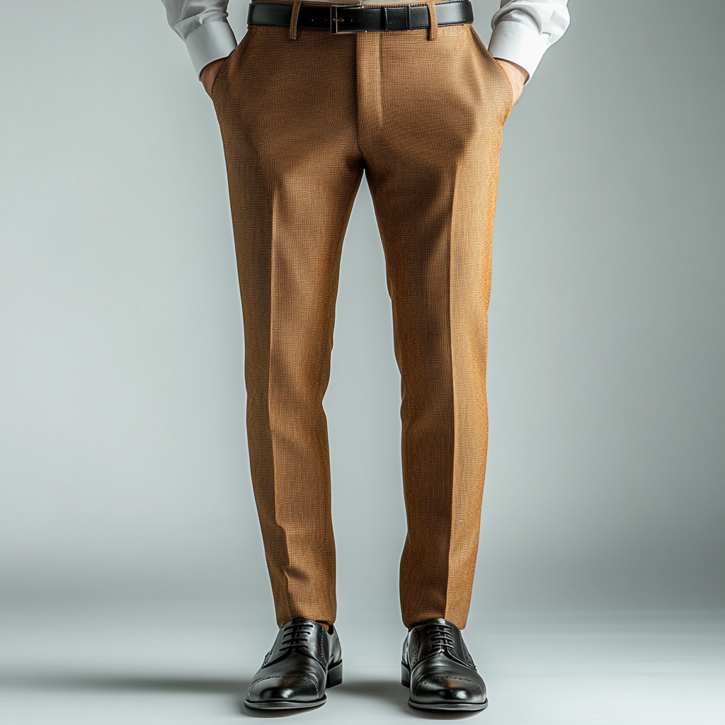 Men’s Light Tan Trousers – Stylish Formal Wear | Tailored Fit
