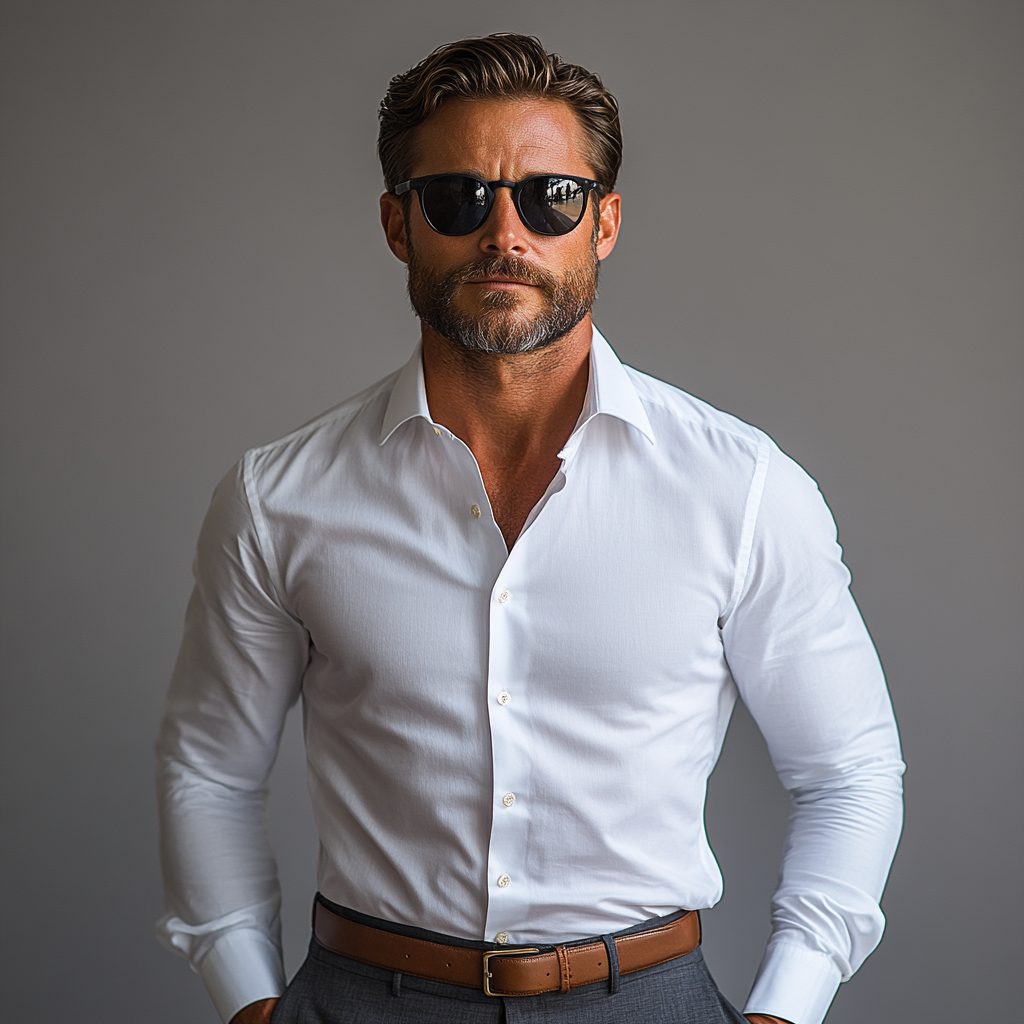 Elevate Your Formal Style With This White Shirt For Men